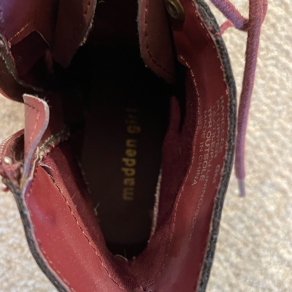 Madden Girl Burgundy Boot - Picture 6 of 6
